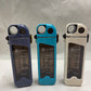 Flat Square Fashion Plastic Portable Sports Sipper Water Bottle 350ml