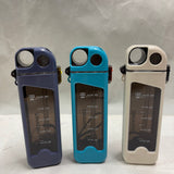 Flat Square Fashion Plastic Portable Sports Sipper Water Bottle 350ml