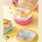 Insulated Lunch Box|Stainless Steel|3 Compartments to Keep Eating Mess Free|Lightweight, Fits in The Bag|Small Container for Pickle/Sauce|Comes with Fork & Spoon|Easy to Carry - 700 ML,