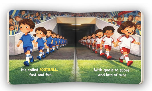 Little Athletes: Little Footballer – Football Board Book for Toddlers | Sports Picture Book for Kids | Early Learning Sports Story