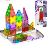 Portable travel magnetic building tiles 32pcs