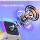 Mini Portable Bluetooth Karaoke Speaker with 2 Wireless Mics and LED Color Lights, Party, Home KTV, Birthday for Girls/Boys Ages 3-12+