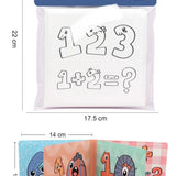 magic bath book wet the pages to revel colourful background