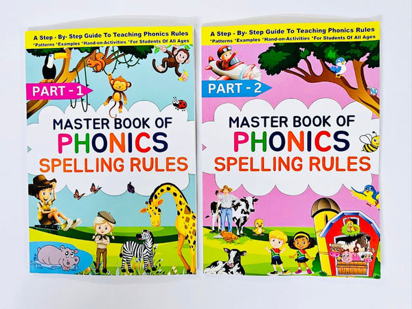 MASTER BOOK OF PHONICS SPELLING RULES 
Part 1 & Part 2