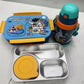 3 grid lunch box + insulated bottle combo