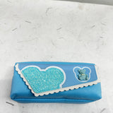 Multipurpose Double Zipper & Double Compartment Pencil Pouch