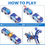 2 in 1 automatic deformation in collisions,Dual car combination , magnetic attraction
