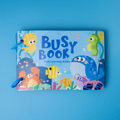 Montessori Busy Book for Children to Develop Learning Skills, and Preschool Educational Toy for Boys and Girls