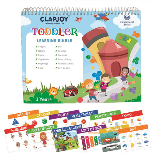 Velcro Book Preschool Busy Book Toddler, Kids/Children 16 Activities, | Quiet Book | Preschool Learning Montessori Toys, 16 in 1 Busy Book for Toddlers for Kids of Age up to 4 Years (Level 1)
