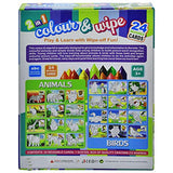 2 in 1 Color and Wipe Off, Learning Painting Kit for Kids