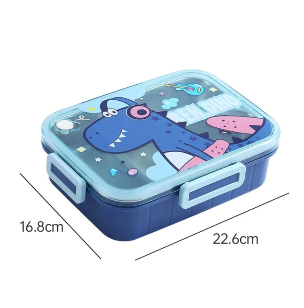 3 grid stainless steel lunch box