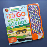 100 Button Look & Find Things That Go Words & Sounds [Hardcover]
