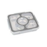 4-grid Stainless Steel Airtight Leakproof Lunch Box