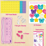 Imagimake Plastic DIY Glam Bands Bracelet & Charms |Create 5 Unique Bracelets | Mess- Free | Art & Craft Kit | Birthday and Return Gifts for Kids Ages 3,4,5,6, Multicolour
Amazon's Choice
