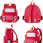 Cute Car Face Backpack for Kids Girls Boys Toddler Backpack Preschool Nursery Travel Bag - Mini Size