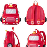Cute Car Face Backpack for Kids Girls Boys Toddler Backpack Preschool Nursery Travel Bag - Mini Size