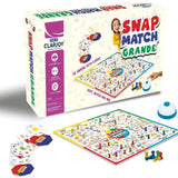 Snap Match Grande – Fast-Paced Spot & Match Board Game with Bell | Observation & Reflex Game for Kids & Family