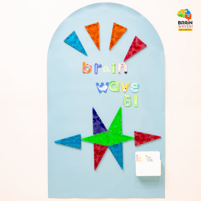 Magnetic  Playwall - Arch Magnetic Wall Decal for Kids( accessories not included)