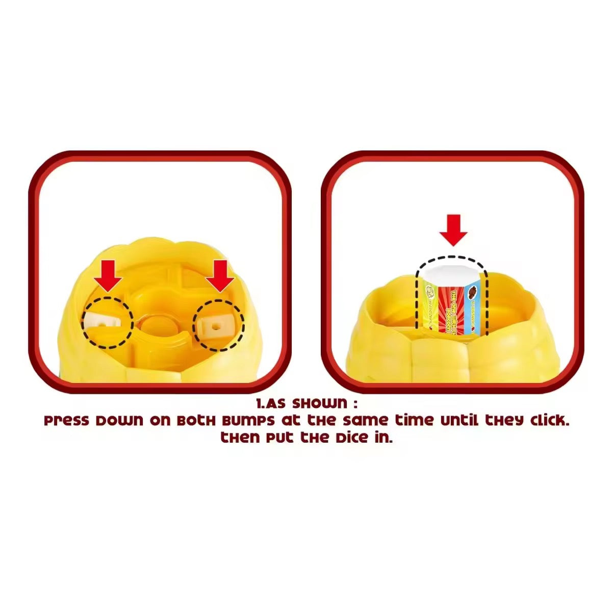 Popcorn Games, Pop Out Popcorn Board Game for Kids 4+& Adults, Fun Family Activities for Kids and Adults, Kids Board Game for Night Party Christmas Party Game