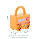 Unlock train team Pack of 6 Lock with Key Children, Montessori Toy,