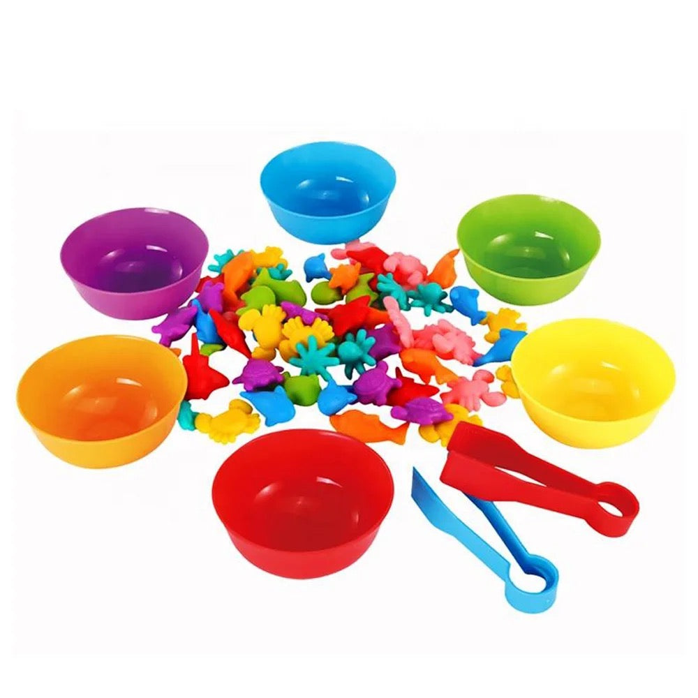 Montessori Counting & Sorting Game: Educational Toy for Kids