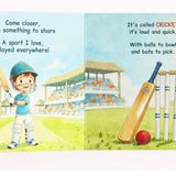 Little Athletes: Little Cricketer – Cricket Board Book for Toddlers | Sports Picture Book for Kids | Early Learning Sports Story