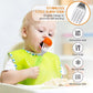 Baby Self Feeding Spoon & Fork with Case Stainless Steel Cutlery Cute Fork Spoon 2 pcs Set for Child Baby Home School Use