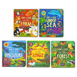 Hide and Seek Touch & Feel Lift the Flap (board book)