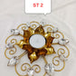 Metal 6inch single pcs set ( 1 candle free)sno -2