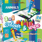 2 in 1 Color and Wipe Off, Learning Painting Kit for Kids