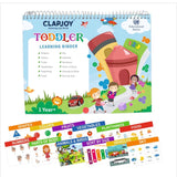 Velcro Book Preschool Busy Book Toddler, Kids/Children 16 Activities, | Quiet Book | Preschool Learning Montessori Toys, 16 in 1 Busy Book for Toddlers for Kids of Age up to 4 Years (Level 1)