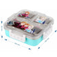 Disney print Insulated Lunch Box with 3 Compartments, Stainless Steel Interior & Embossed Printed Lid | Leak-Proof Design | 600 ML