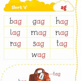 Jolly Kids My First Book of Phonics Words Key to Letter Sound Relationship| Learning the Letter Sounds| Blending| Word Formatting| Sight Words| Phonic Activity Book for Kindergarten Ages 3-7 Years