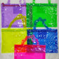 Multipurpose jelly bag with 4 letter 
Size-  46*33*7.5 cm