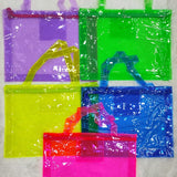Multipurpose jelly bag with 4 letter 
Size-  46*33*7.5 cm
