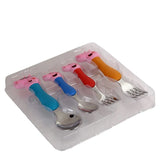 Peppa pig spoon & fork set of 4 pcs