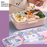 3 grid stainless steel lunch box