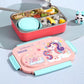 3 grid 304 stainless steel lunch box