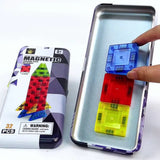 Portable travel magnetic building tiles 32pcs