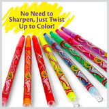 Luxor Crayola Twistable Mini Crayons 12 Shades
