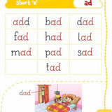 Jolly Kids My First Book of Phonics Words Key to Letter Sound Relationship| Learning the Letter Sounds| Blending| Word Formatting| Sight Words| Phonic Activity Book for Kindergarten Ages 3-7 Years