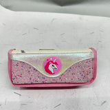 Unicorn double zipper pouch