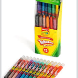 Luxor Crayola Twistable Mini Crayons 12 Shades