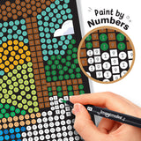 Mystery Mosaic Patterns | Paint by Numbers Kit | for Adults