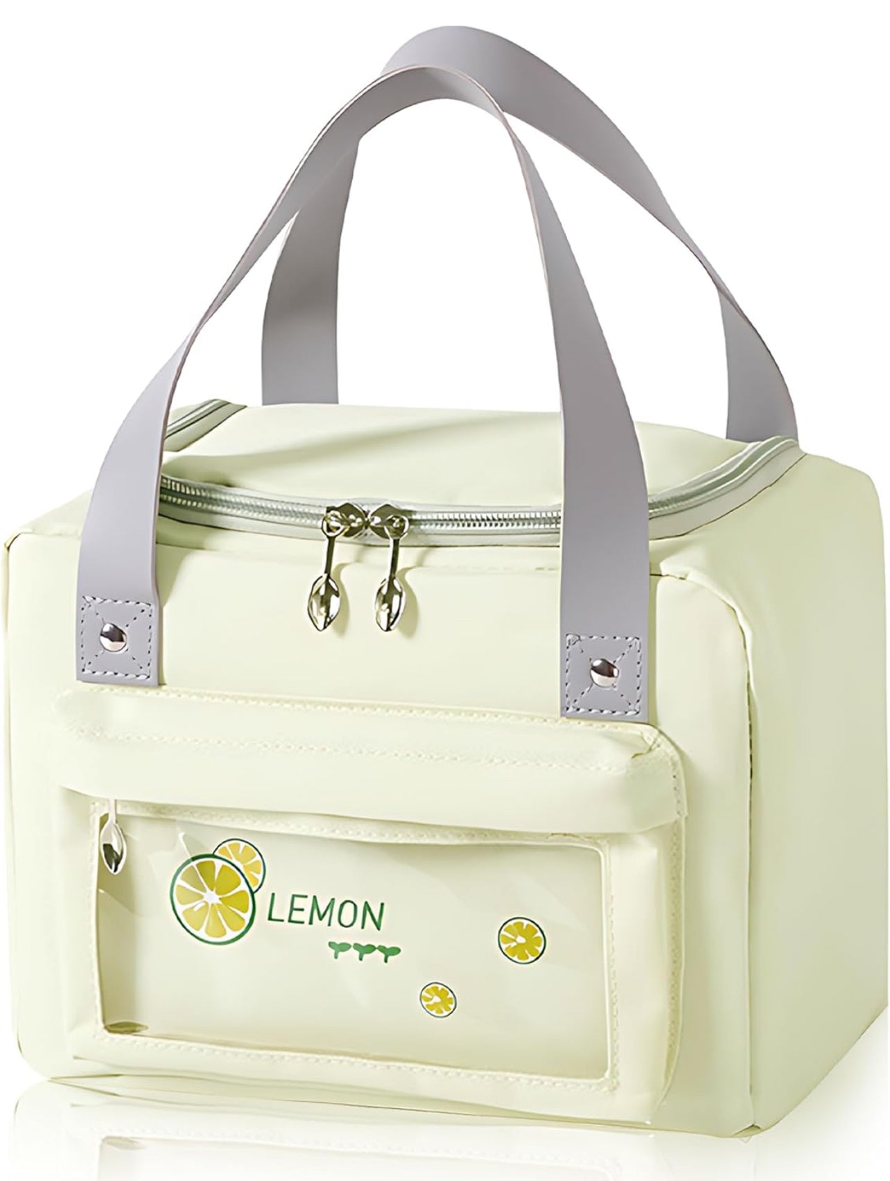 Insulated Lunch Bags for Men Woman Adult Large Reusable Lunch Tote Bag with Handle Green Leakproof Womens lunch bags for Work Picnic Hiking Office Beach