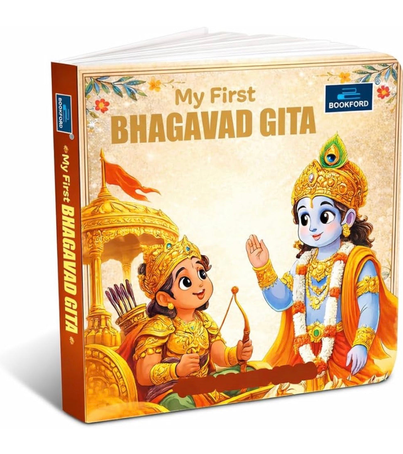 My First Bhagavad Gita Board Book for Kids | Simple illustrated Bhagavad Gita in Hindi, Sanskrit and English for Daily Living - Ages 3+ Years