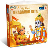 My First Bhagavad Gita Board Book for Kids | Simple illustrated Bhagavad Gita in Hindi, Sanskrit and English for Daily Living - Ages 3+ Years