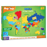 Mapology World with Flags & Capitals