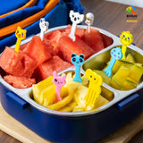 Cute Animals Food Picks Mini Cartoon Toothpick Fruit Forks for Bento Box Lunch Box Decorative