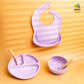Silicon baby feeding set of 5
